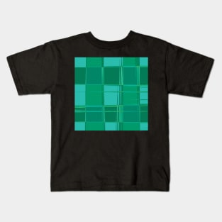 Hipster Plaid Two Kids T-Shirt